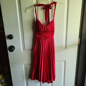 Formal Halter Dress Red